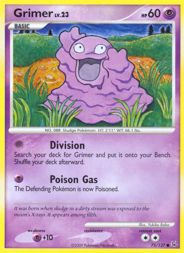 Grimer (75/127) [Platinum: Base Set] | L.A. Mood Comics and Games