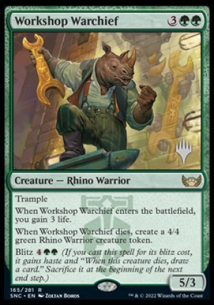 Workshop Warchief (Promo Pack) [Streets of New Capenna Promos] | L.A. Mood Comics and Games