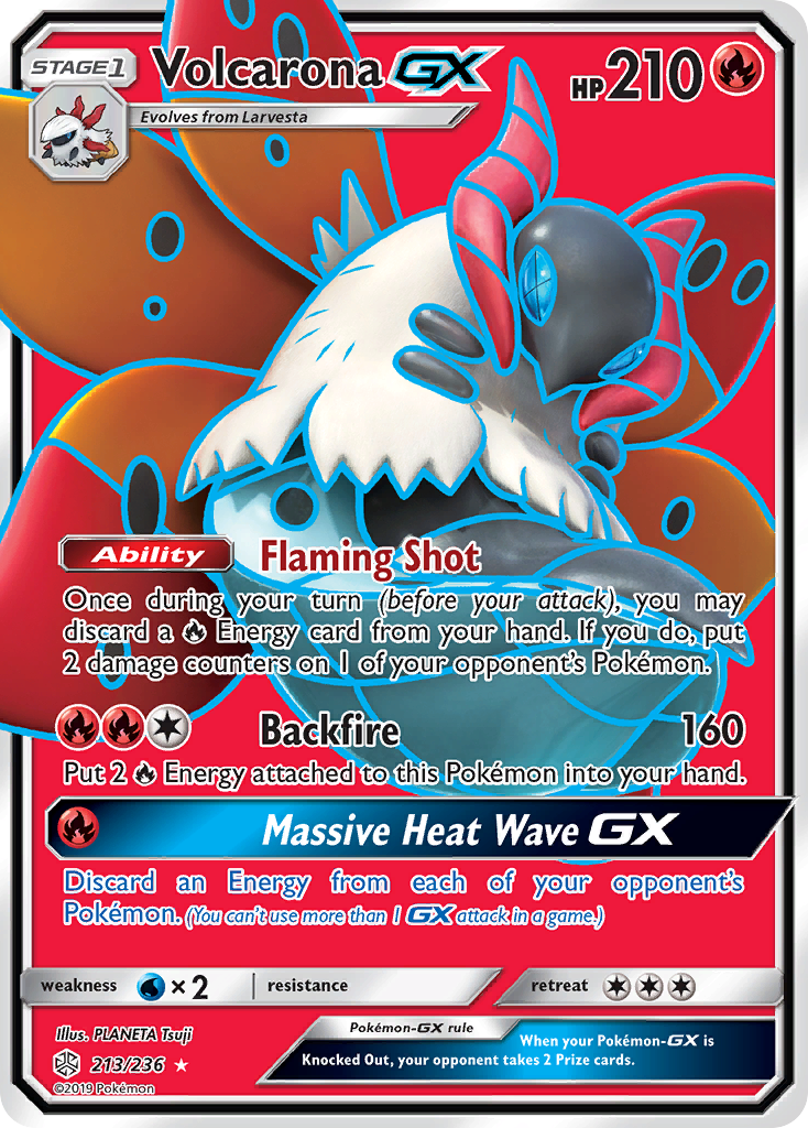 Volcarona GX (213/236) [Sun & Moon: Cosmic Eclipse] | L.A. Mood Comics and Games