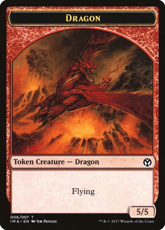 Dragon Token (006/007) [Iconic Masters Tokens] | L.A. Mood Comics and Games