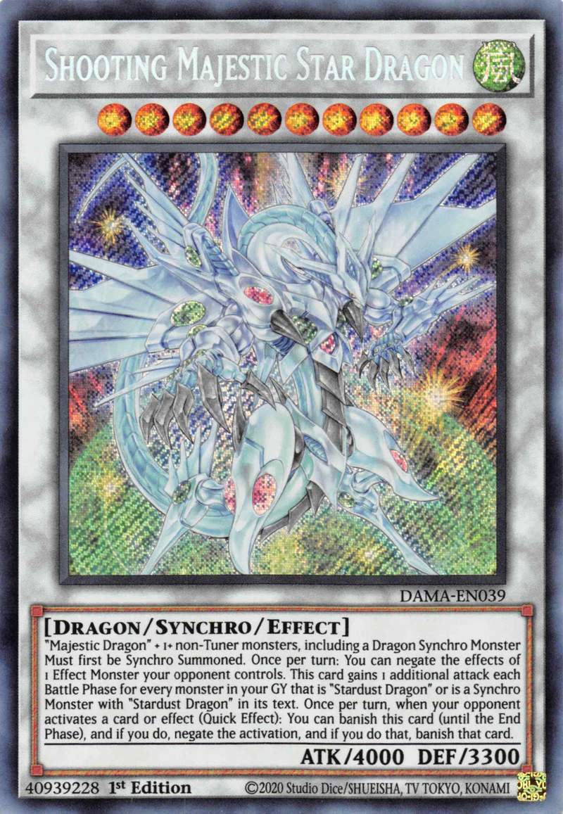 Shooting Majestic Star Dragon [DAMA-EN039] Starlight Rare | L.A. Mood Comics and Games