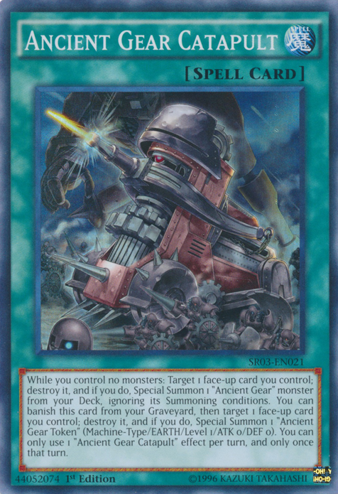 Ancient Gear Catapult [SR03-EN021] Super Rare | L.A. Mood Comics and Games