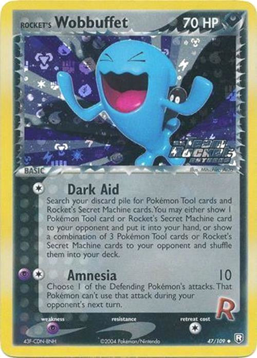 Rocket's Wobbuffet (47/109) (Stamped) [EX: Team Rocket Returns] | L.A. Mood Comics and Games