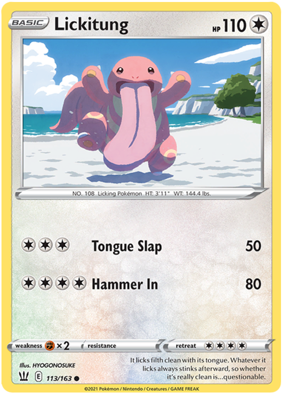 Lickitung (113/163) [Sword & Shield: Battle Styles] | L.A. Mood Comics and Games