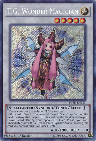 T.G. Wonder Magician [LC5D-EN213] Secret Rare | L.A. Mood Comics and Games