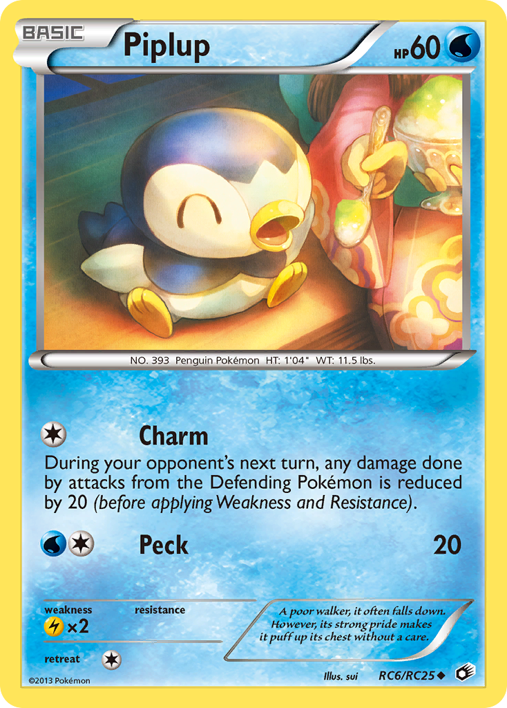 Piplup (RC6/RC25) [Black & White: Legendary Treasures] | L.A. Mood Comics and Games