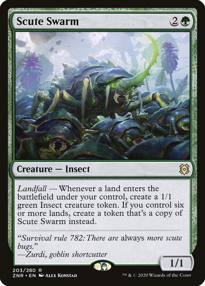 Scute Swarm [Zendikar Rising] | L.A. Mood Comics and Games