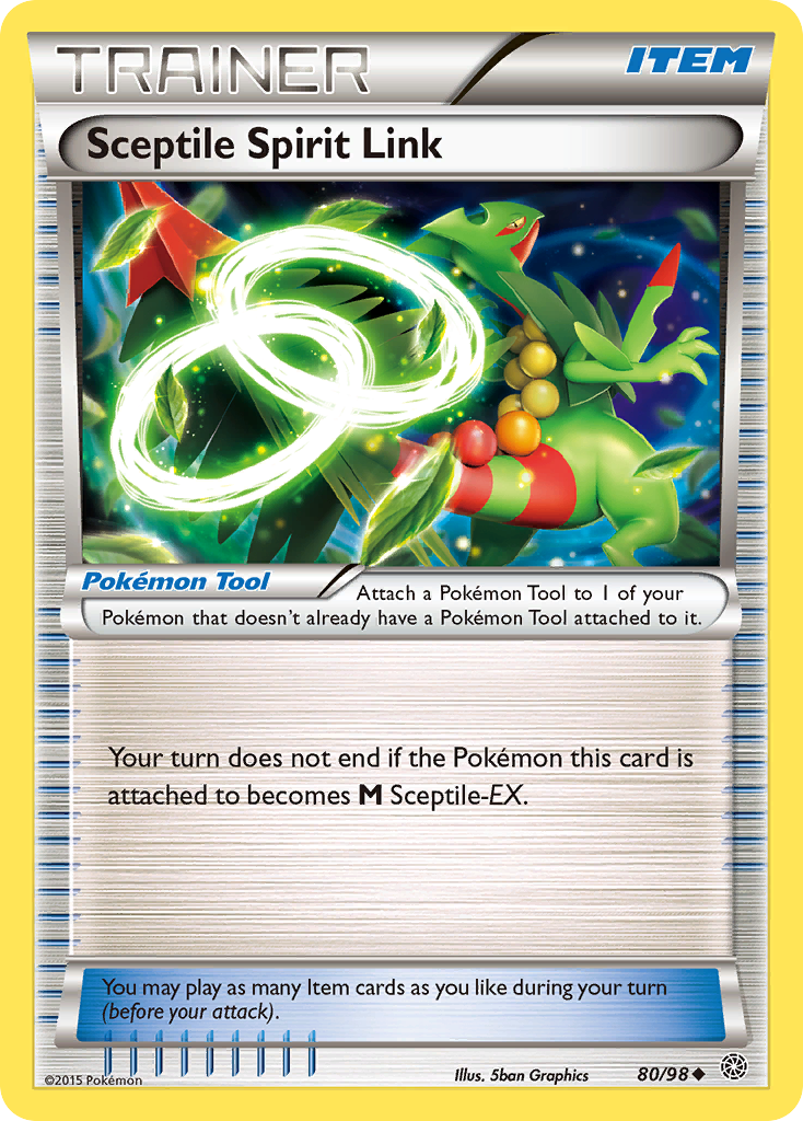 Sceptile Spirit Link (80/98) [XY: Ancient Origins] | L.A. Mood Comics and Games