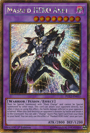 Masked HERO Anki [PGL2-EN011] Gold Secret Rare | L.A. Mood Comics and Games