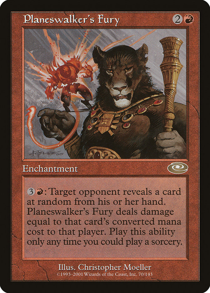 Planeswalker's Fury [Planeshift] | L.A. Mood Comics and Games