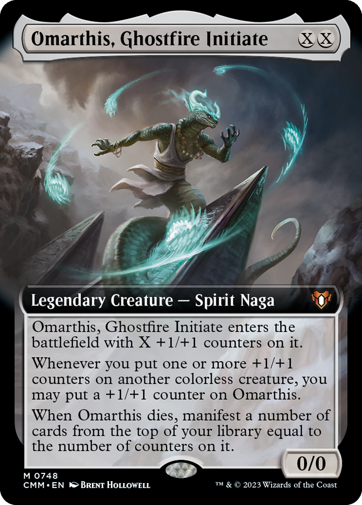 Omarthis, Ghostfire Initiate (Extended Art) [Commander Masters] | L.A. Mood Comics and Games
