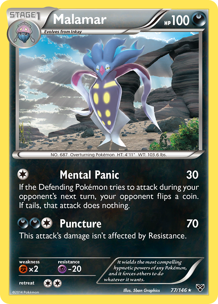 Malamar (77/146) [XY: Base Set] | L.A. Mood Comics and Games