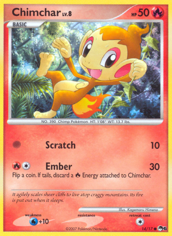 Chimchar (14/17) [POP Series 6] | L.A. Mood Comics and Games