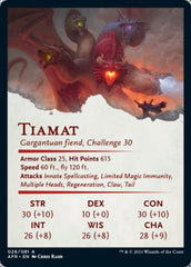 Tiamat Art Card [Dungeons & Dragons: Adventures in the Forgotten Realms Art Series] | L.A. Mood Comics and Games