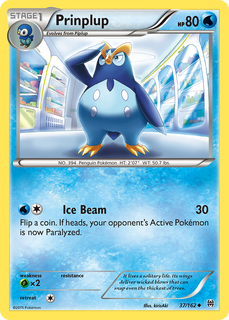 Prinplup (37/162) [XY: BREAKthrough] | L.A. Mood Comics and Games