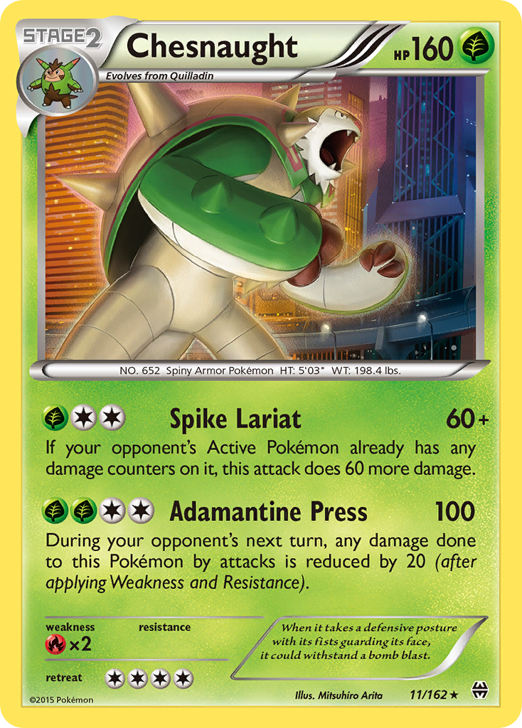 Chesnaught (11/162) [XY: BREAKthrough] | L.A. Mood Comics and Games
