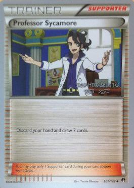 Professor Sycamore (107/122) (Black Dragon - Shuntu Sadahiro) [World Championships 2016] | L.A. Mood Comics and Games