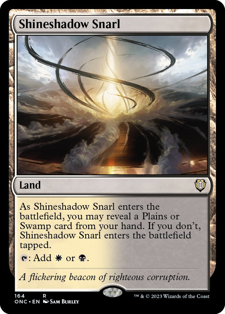 Shineshadow Snarl [Phyrexia: All Will Be One Commander] | L.A. Mood Comics and Games