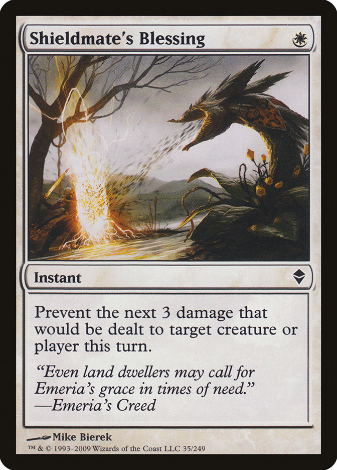 Shieldmate's Blessing [Zendikar] | L.A. Mood Comics and Games
