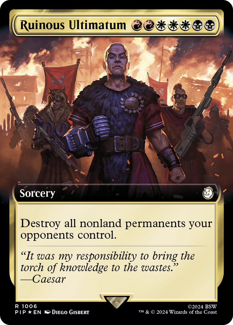 Ruinous Ultimatum (Extended Art) (Surge Foil) [Fallout] | L.A. Mood Comics and Games