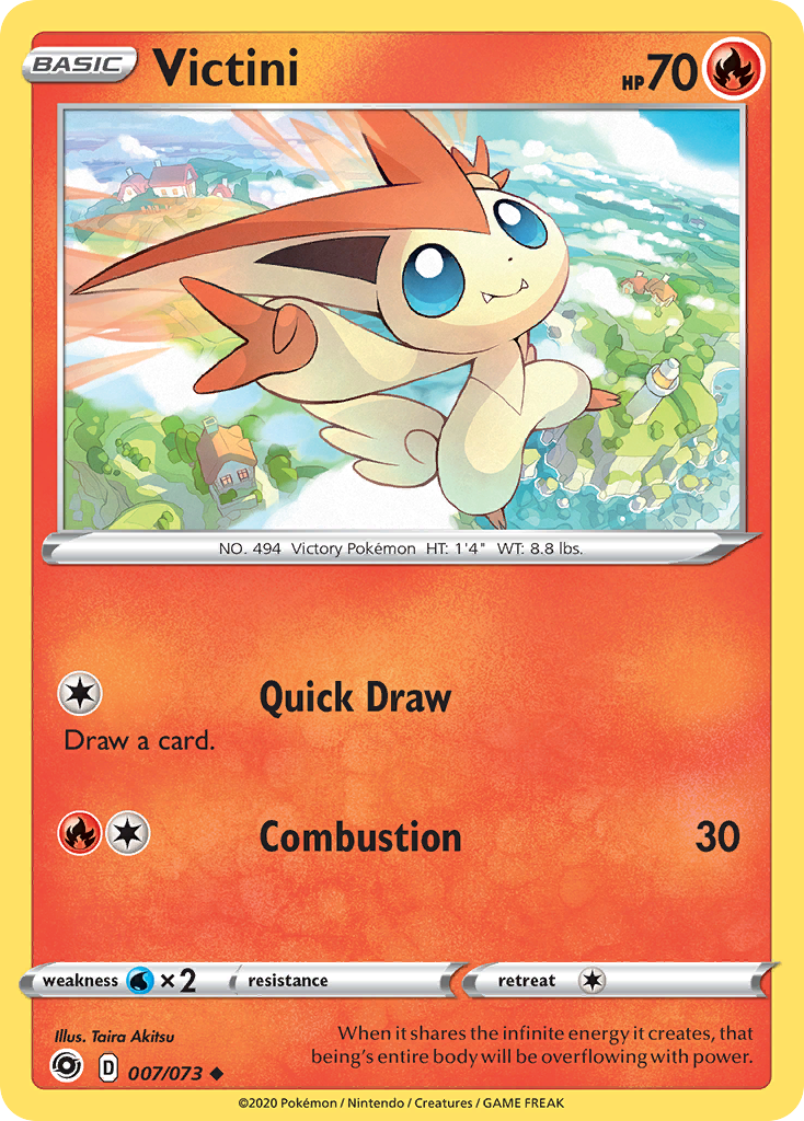 Victini (007/073) [Sword & Shield: Champion's Path] | L.A. Mood Comics and Games