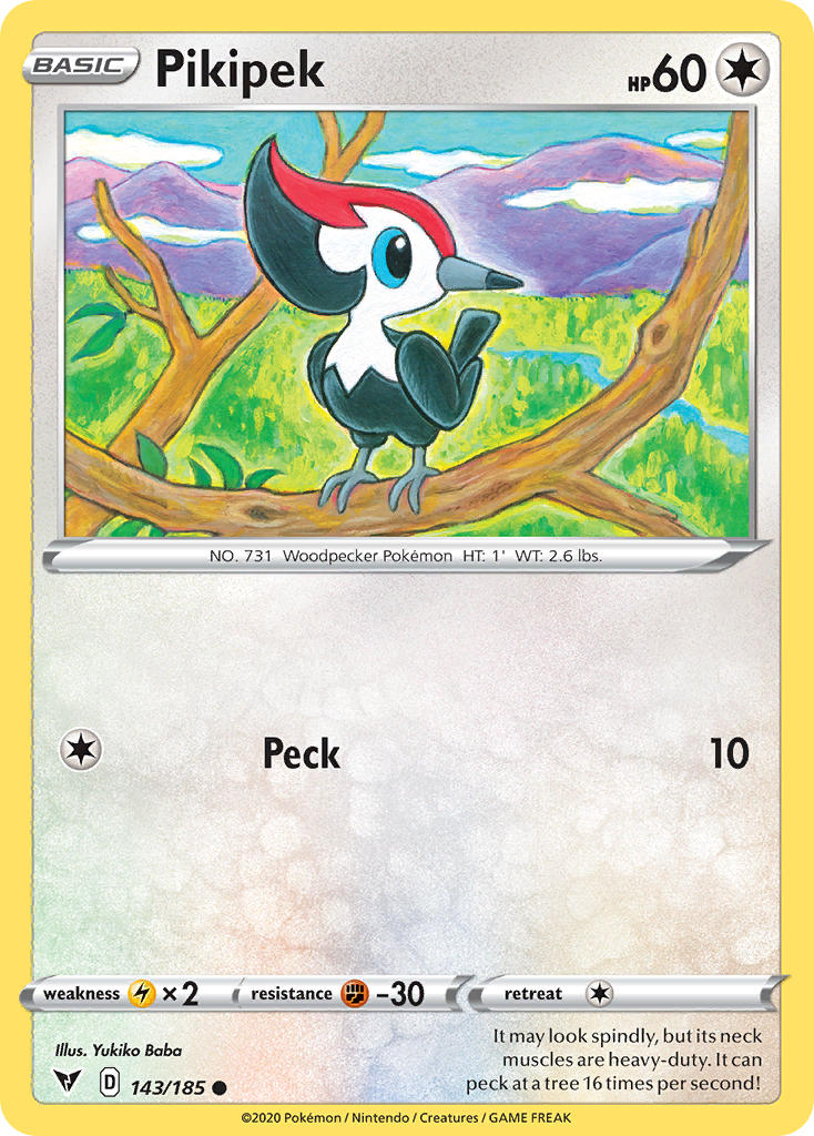 Pikipek (143/185) [Sword & Shield: Vivid Voltage] | L.A. Mood Comics and Games