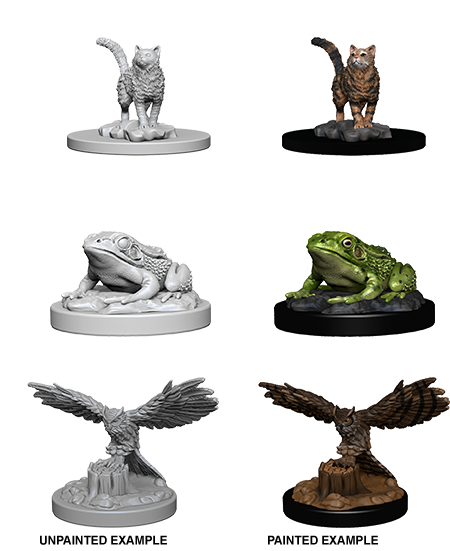 WizKids Deep Cuts Unpainted Miniatures: Familiars | L.A. Mood Comics and Games