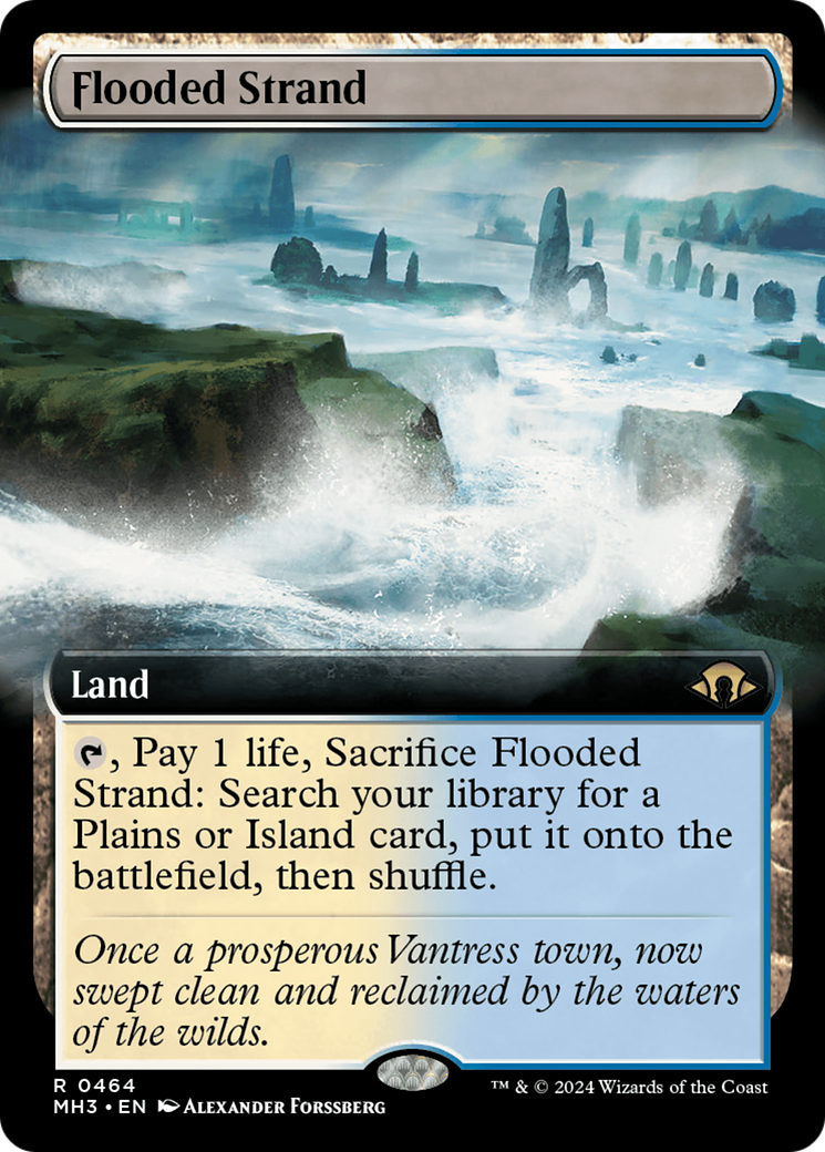 Flooded Strand (Extended Art) [Modern Horizons 3] | L.A. Mood Comics and Games