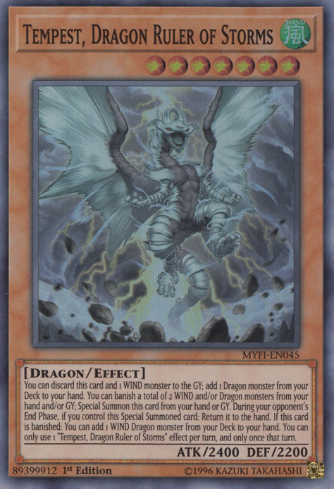 Tempest, Dragon Ruler of Storms [MYFI-EN045] Super Rare | L.A. Mood Comics and Games