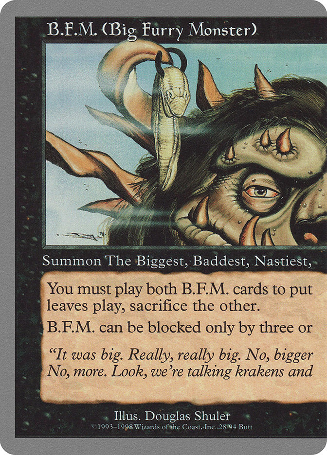 B.F.M. (Big Furry Monster) (28/94) [Unglued] | L.A. Mood Comics and Games