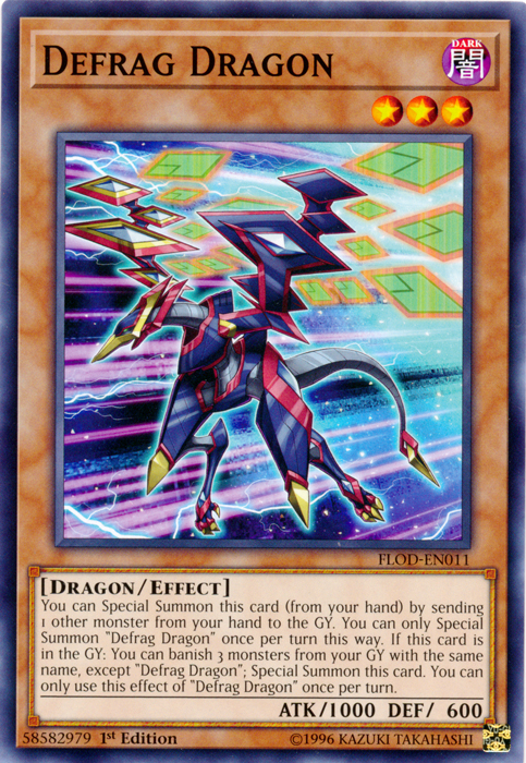 Defrag Dragon [FLOD-EN011] Common | L.A. Mood Comics and Games