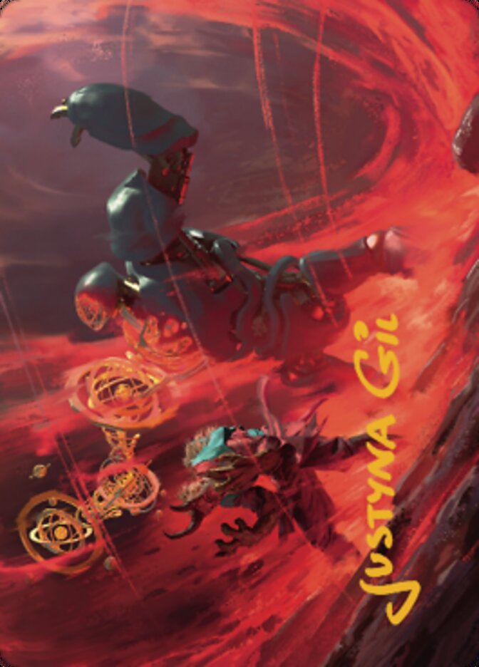 Twinferno Art Card (Gold-Stamped Signature) [Dominaria United Art Series] | L.A. Mood Comics and Games