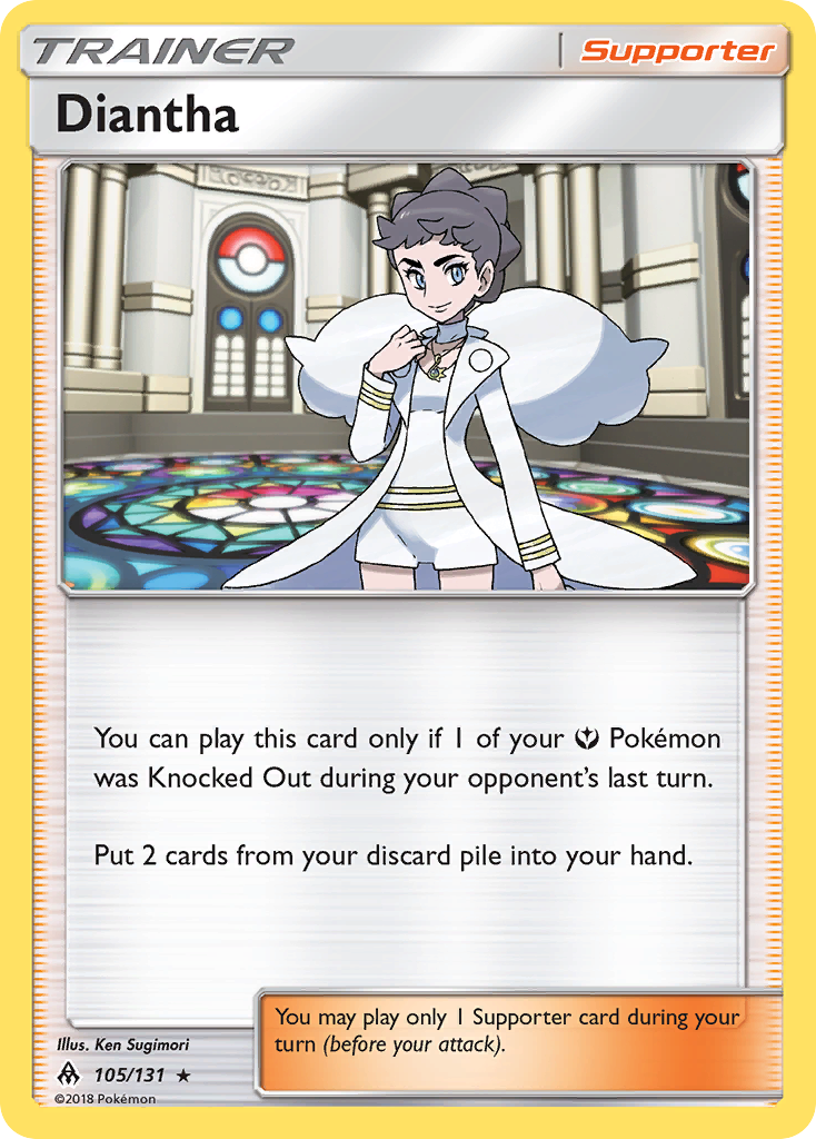 Diantha (105/131) [Sun & Moon: Forbidden Light] | L.A. Mood Comics and Games