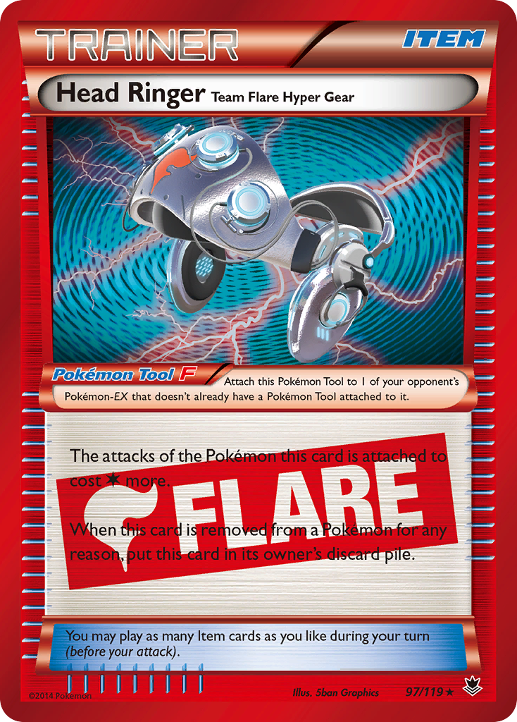 Head Ringer Team Flare Hyper Gear (97/119) [XY: Phantom Forces] | L.A. Mood Comics and Games