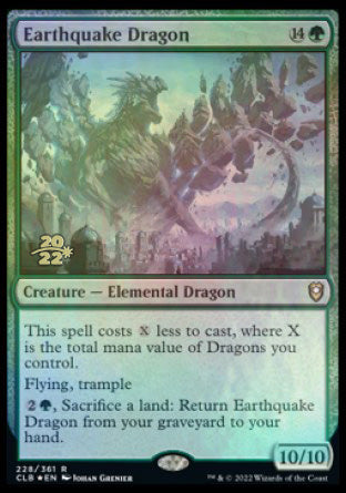 Earthquake Dragon [Commander Legends: Battle for Baldur's Gate Prerelease Promos] | L.A. Mood Comics and Games