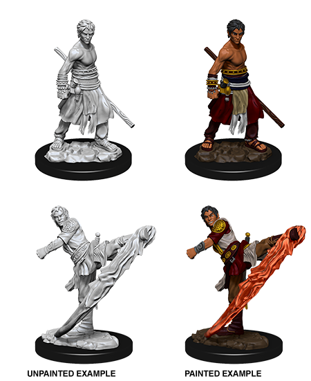 D&D Nolzur's Marvelous Miniatures: Half-Elf Monk | L.A. Mood Comics and Games