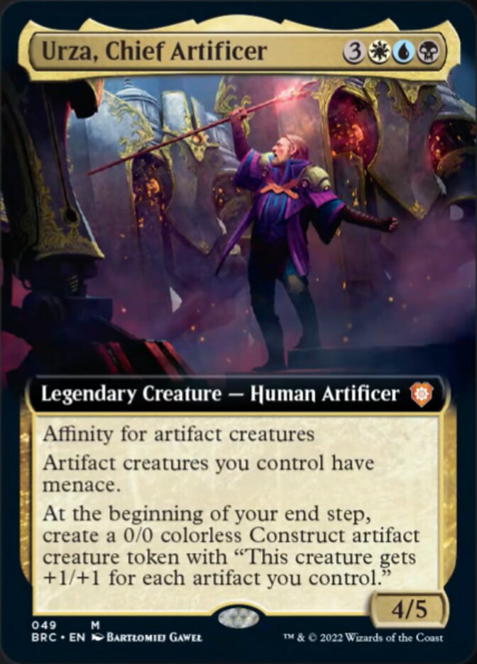 Urza, Chief Artificer (Extended Art) [The Brothers' War Commander] | L.A. Mood Comics and Games