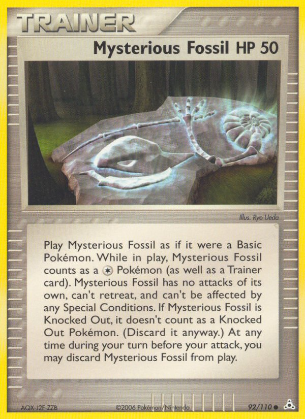 Mysterious Fossil (92/110) [EX: Holon Phantoms] | L.A. Mood Comics and Games