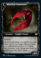 Voldaren Bloodcaster // Bloodbat Summoner (Showcase Fang Frame) [Innistrad: Crimson Vow] | L.A. Mood Comics and Games