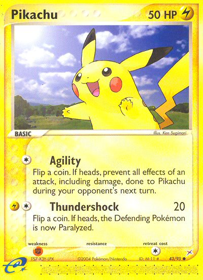 Pikachu (43/95) [EX: Team Magma vs Team Aqua] | L.A. Mood Comics and Games