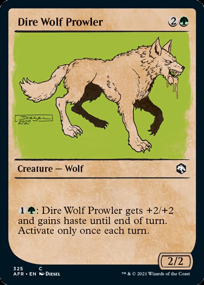 Dire Wolf Prowler (Showcase) [Dungeons & Dragons: Adventures in the Forgotten Realms] | L.A. Mood Comics and Games
