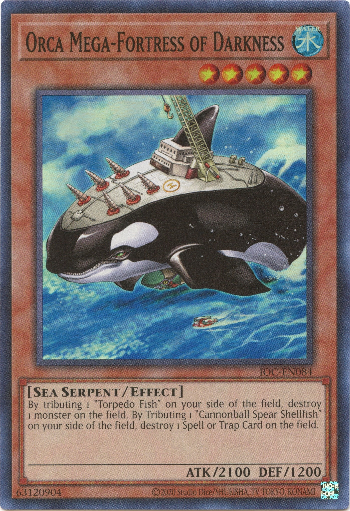 Orca Mega-Fortress of Darkness (25th Anniversary) [IOC-EN084] Super Rare | L.A. Mood Comics and Games