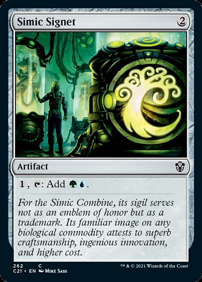 Simic Signet [Commander 2021] | L.A. Mood Comics and Games