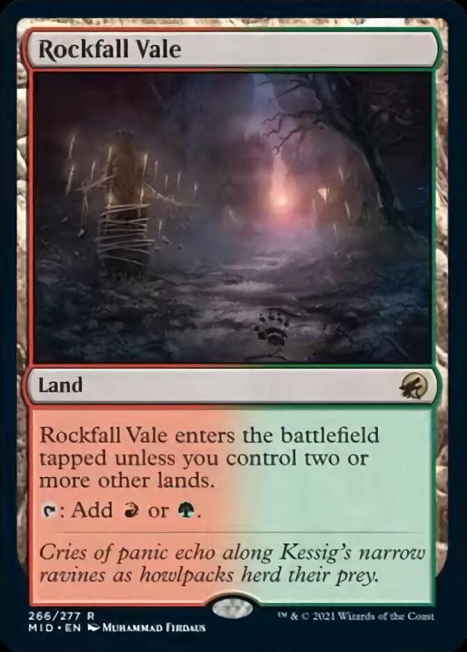 Rockfall Vale [Innistrad: Midnight Hunt] | L.A. Mood Comics and Games