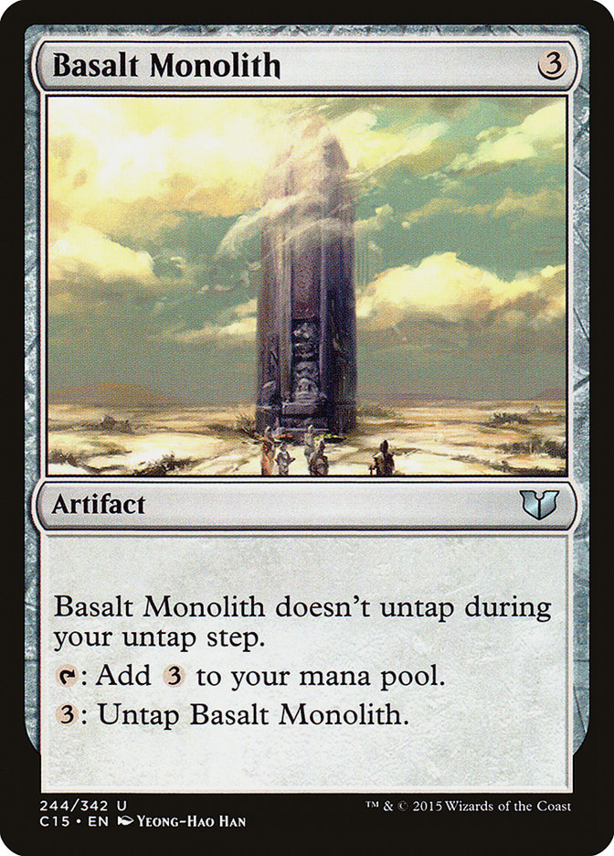 Basalt Monolith [Commander 2015] | L.A. Mood Comics and Games