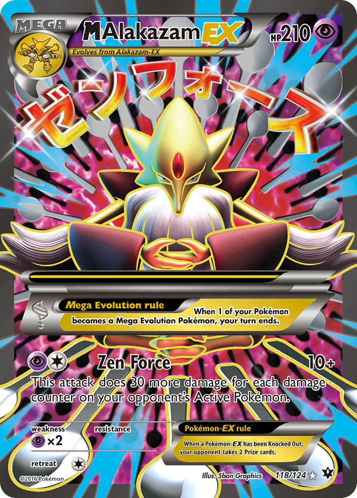 M Alakazam EX (118/124) [XY: Fates Collide] | L.A. Mood Comics and Games