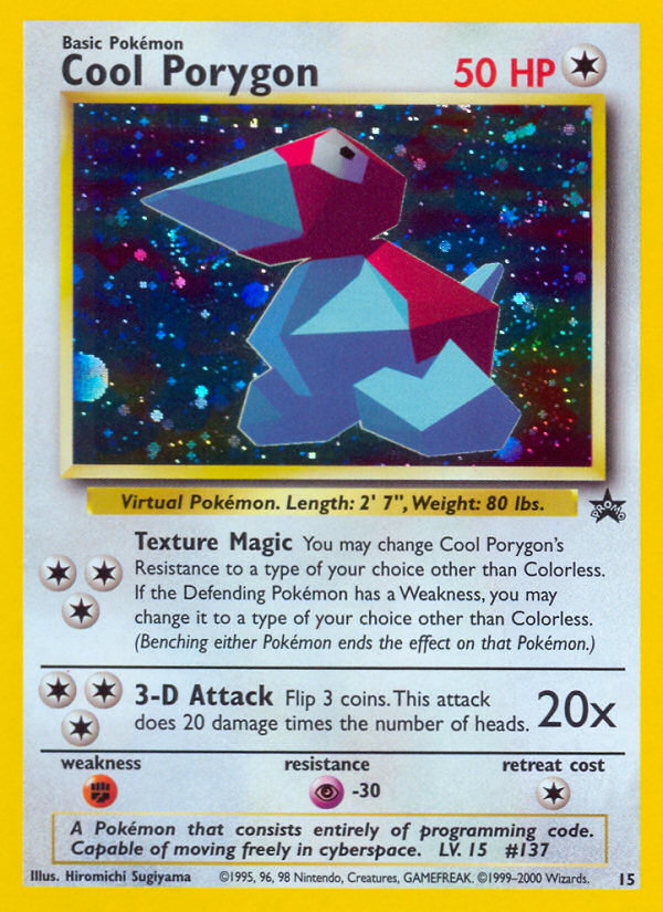 Cool Porygon (15) [Wizards of the Coast: Black Star Promos] | L.A. Mood Comics and Games