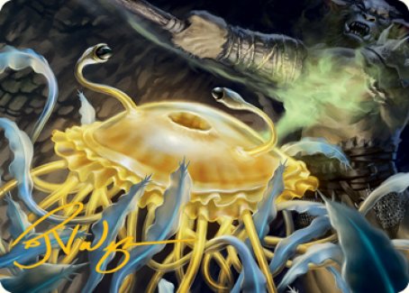 Flumph Art Card (Gold-Stamped Signature) [Dungeons & Dragons: Adventures in the Forgotten Realms Art Series] | L.A. Mood Comics and Games