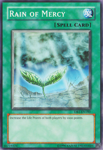 Rain of Mercy [DB1-EN180] Common | L.A. Mood Comics and Games