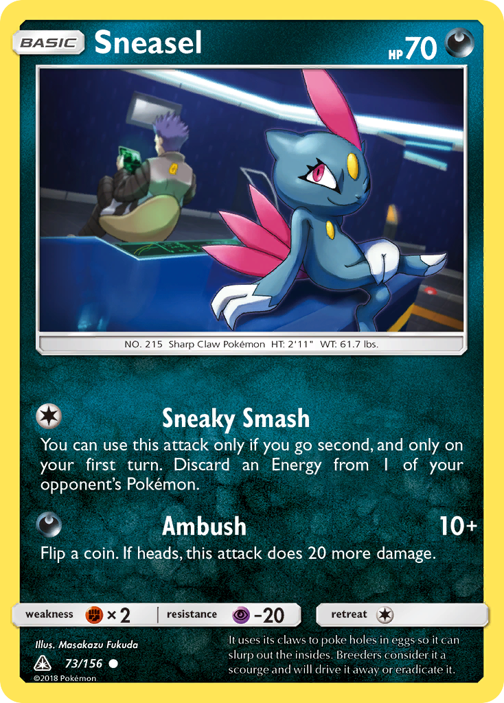 Sneasel (73/156) [Sun & Moon: Ultra Prism] | L.A. Mood Comics and Games